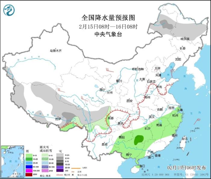 南方地區(qū)多陰雨天氣  北方地區(qū)氣溫多起伏