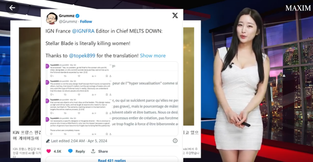 憑借澀氣女主出圈的《星刃》，把法國游戲媒體干破防了