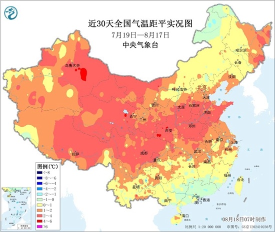 明天出伏！南方大范圍悶熱型高溫不離場 北方這些地方要警惕暴雨
