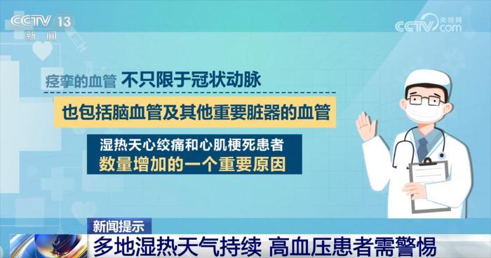 多地濕熱天氣持續(xù) 為何高血壓患者需要特別“上心”？這份健康提示請收藏↓